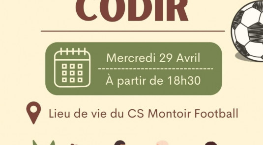 Invitation à la Réunion du CODIR - 29/04